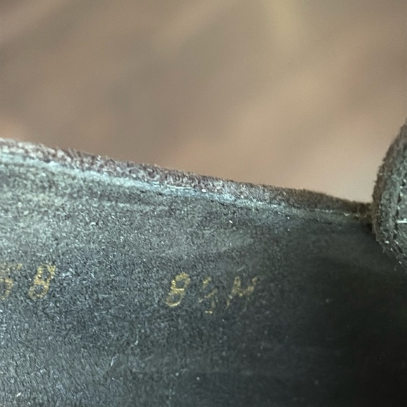 Stuart Weitzman Arise Suede Loafer Wedge Shoes Brown Neutral Minimalist Size 8.5 - Picture 8 of 13